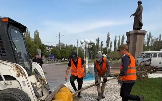 Деревья сакуры посадят в центре Тараза