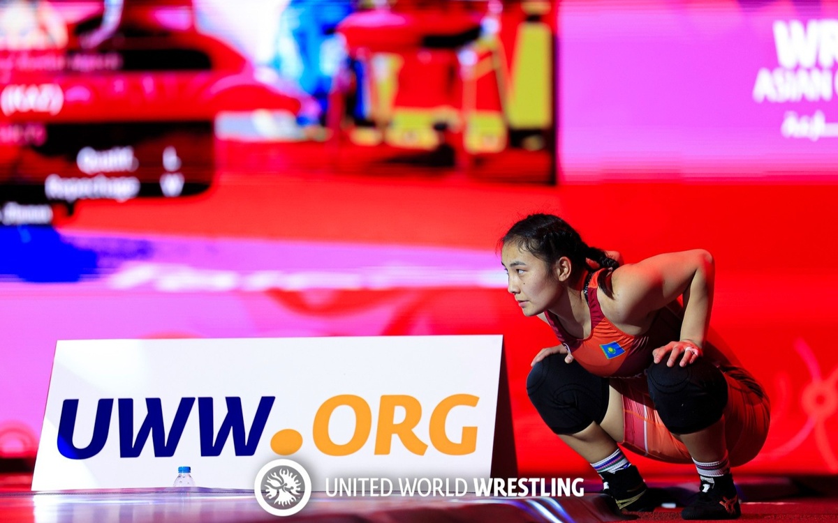 Казахстанка вышла в полуфинал чемпионата Азии по борьбе