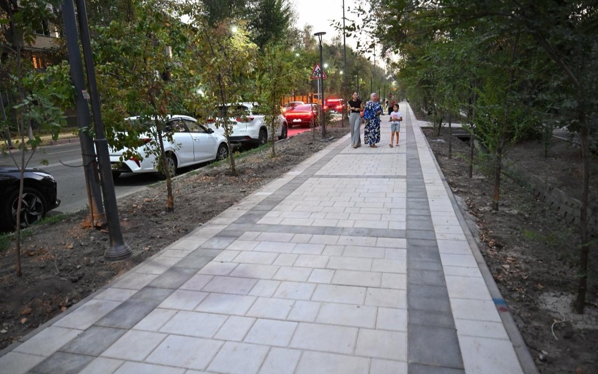 Улица Жубанова в Алматы станет удобной для пешеходов