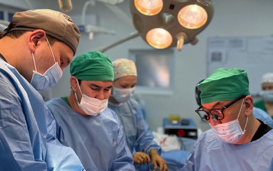 Сестра стала донором печени для брата в Туркестанской области