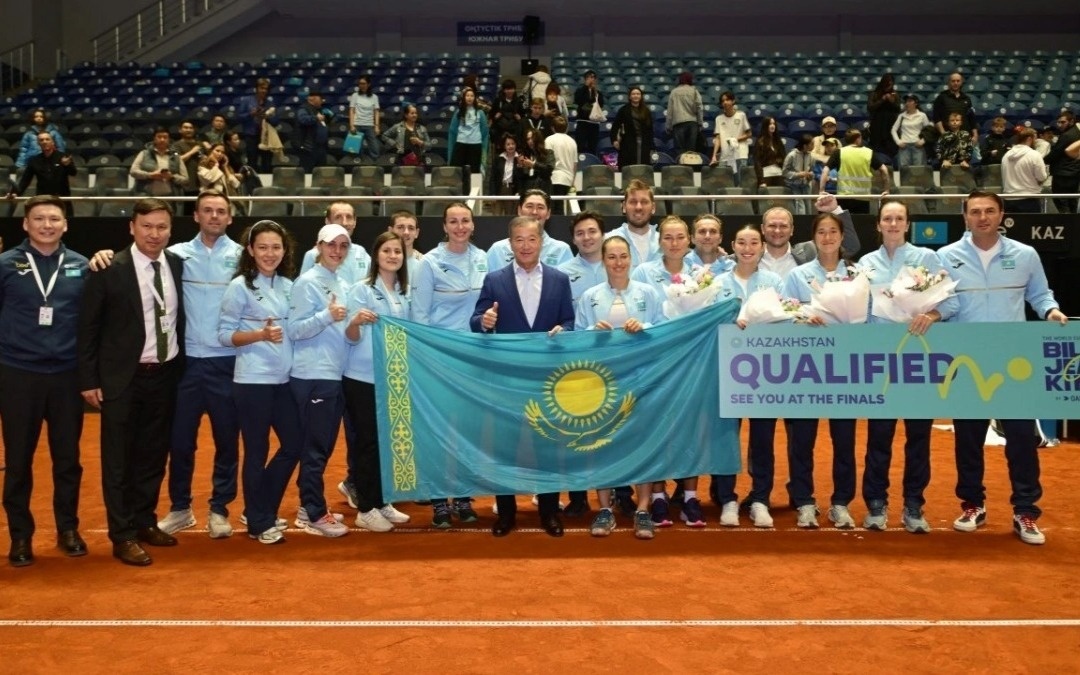 Женская сборная Казахстана по теннису заняла седьмое место в мировом рейтинге
