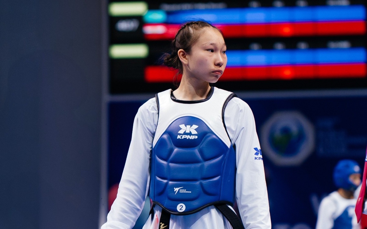 Айым Серикбаева завоевала золото юниорского ЧМ по таеквондо