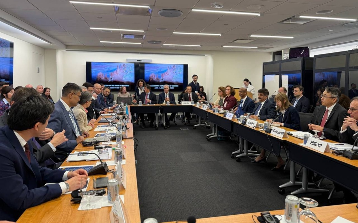 Казахстан представил повестку реформ на площадке Весенних встреч МВФ и Всемирного банка