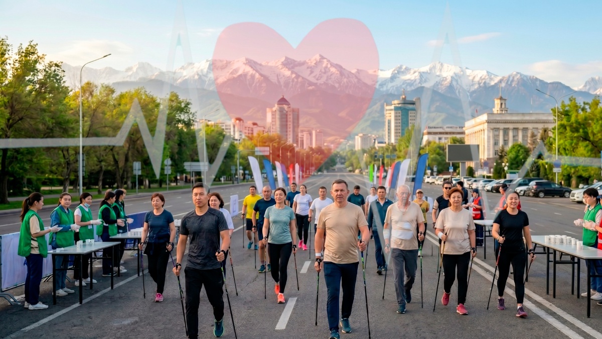 В Алматы пройдет марафон с участием пациентов после операций на сердце