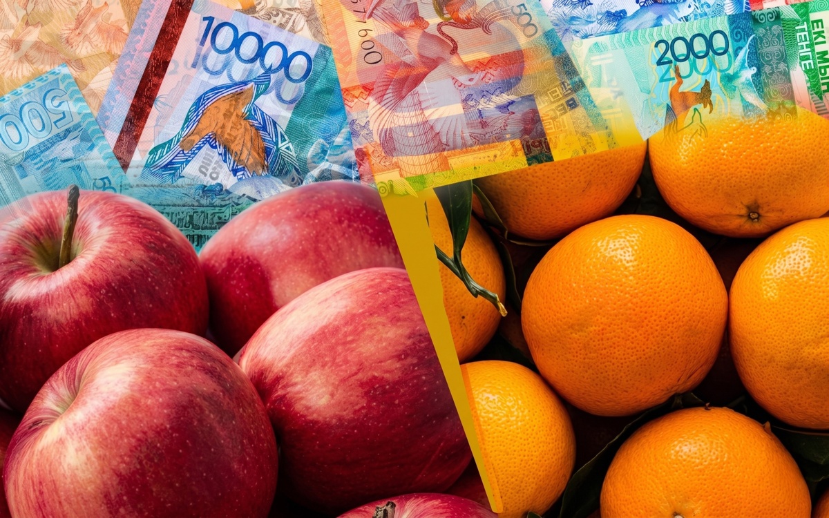 Порция витаминов: сколько стоят апельсины и яблоки в городах Казахстана