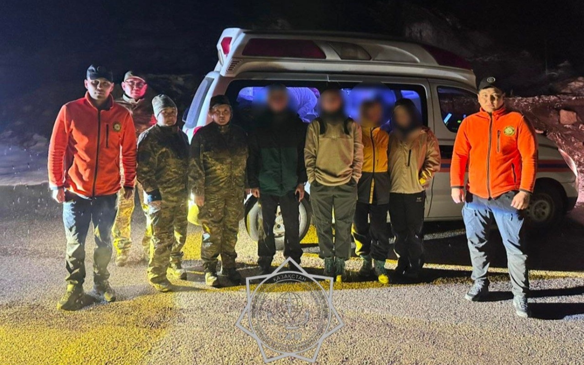 Туриста спасли на высоте 3300 метров в районе Космостанции в горах Алматы