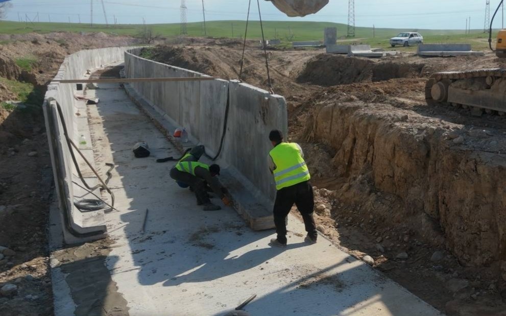 Канал «Исмаил» протяженностью 9,2 км обновляют в Жамбылской области