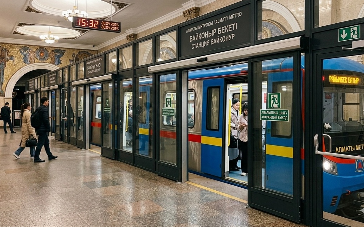 Установка платформенных дверей в метро Алматы оценена в миллиарды тенге