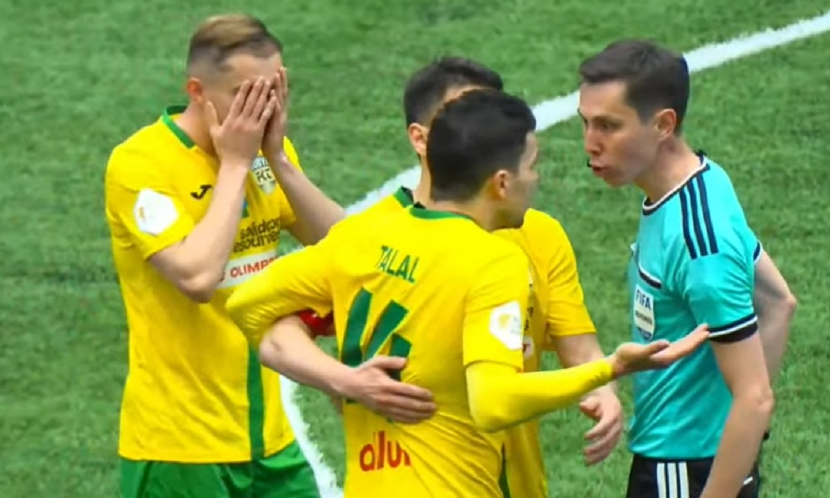 Талал получил красную карточку после матча «Тобола»