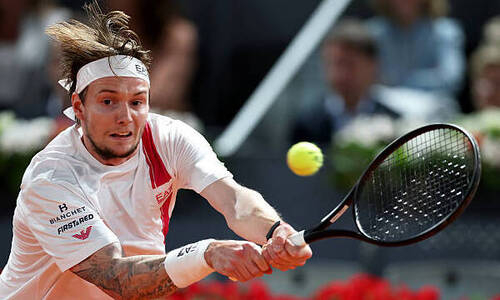 Александр Бублик выбыл из парного турнира в Мадриде