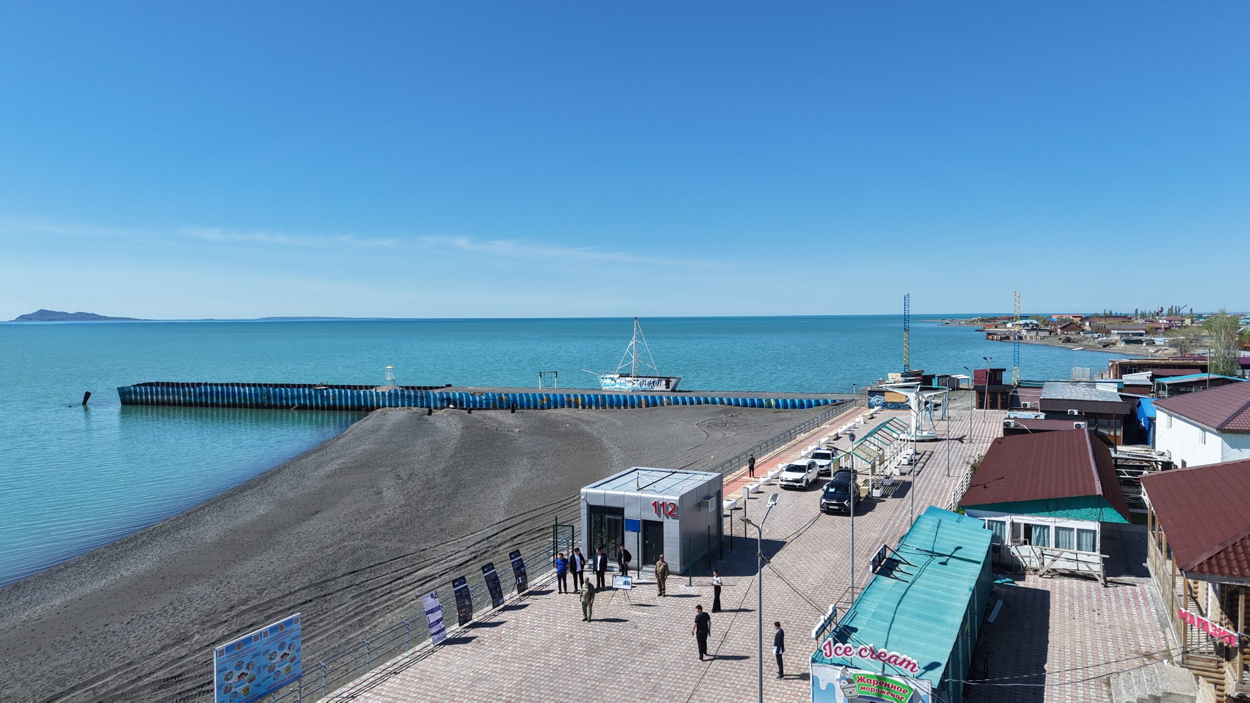 Чингис Аринов посетил спасательный пост на Алаколе