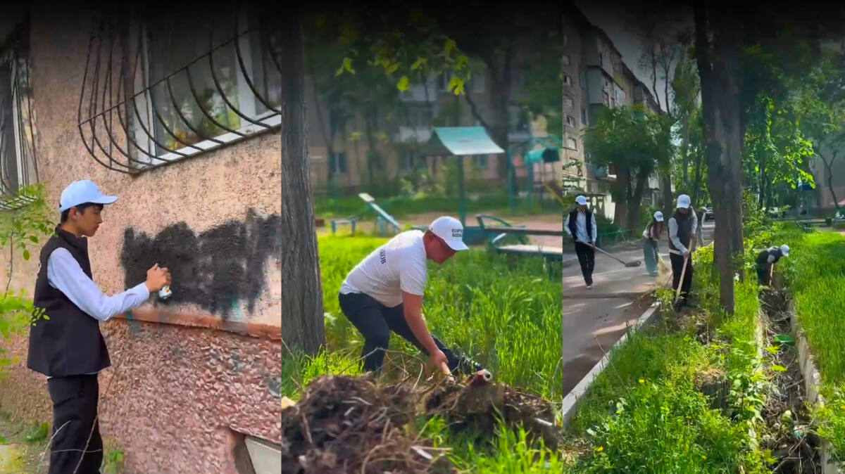 Полиция Тараза провела акцию против наркорекламы