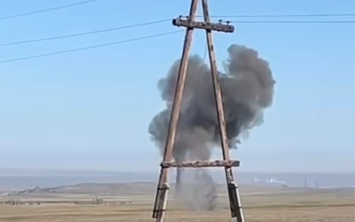 Полиция проверяет падение БПЛА в Актюбинской области