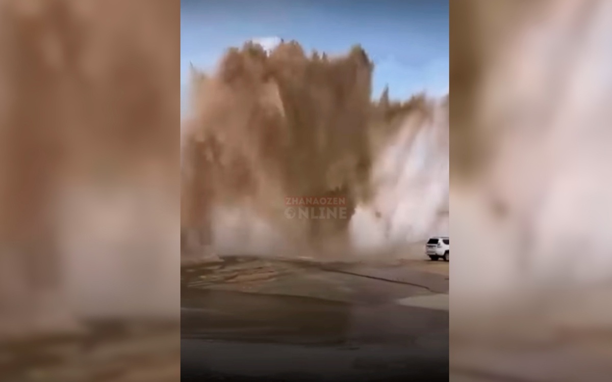 Озенмунайгаз устранил прорыв трубопровода в Мангистау