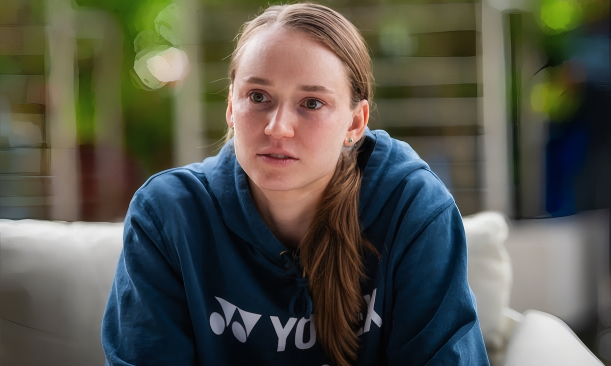 Елена Рыбакина показала подготовку к турниру в Риме