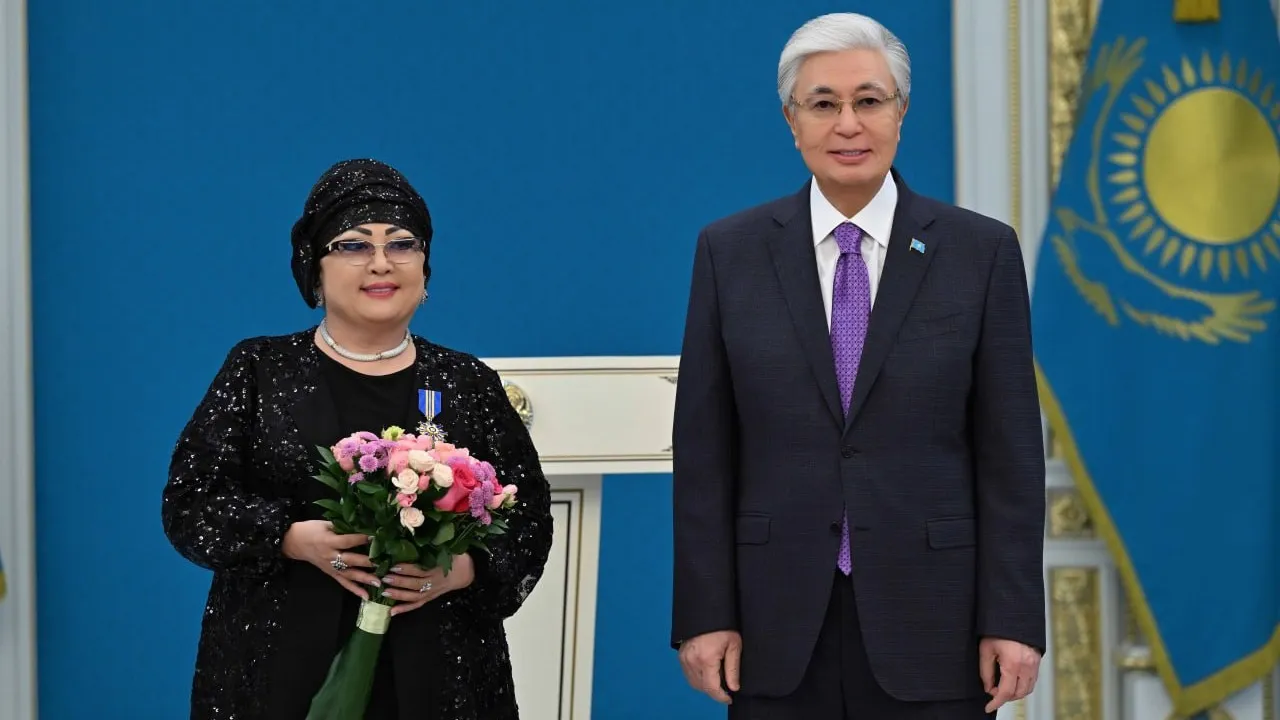 Макпал Жунусова получила орден «Барыс» II степени