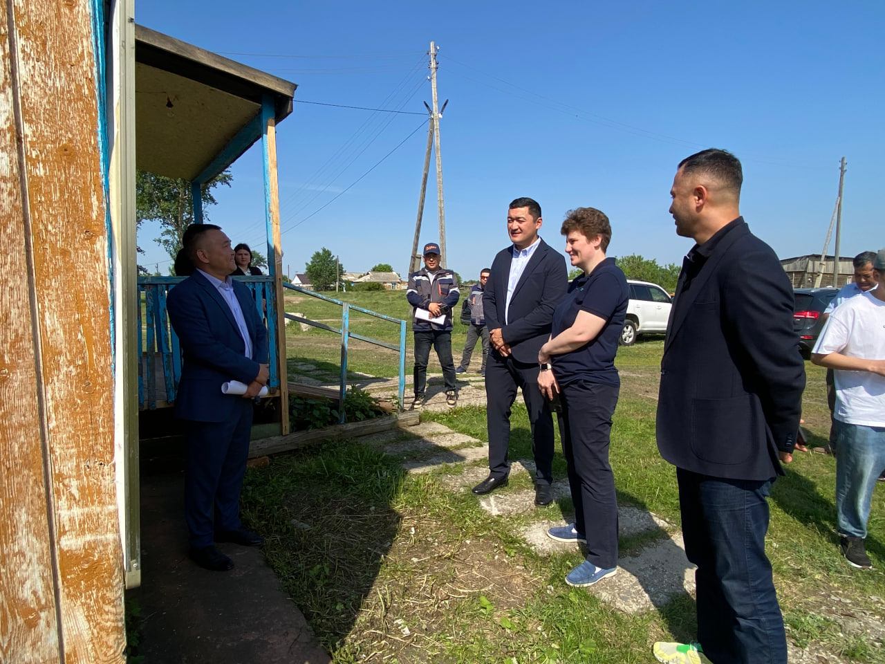 Село Басбек впервые подключили к интернету