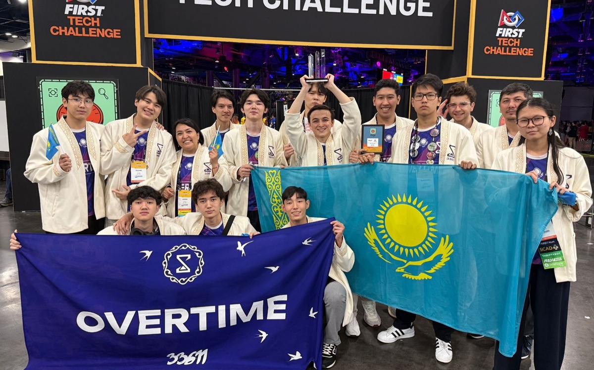 Команда из Шымкента выиграла чемпионат по робототехнике в США