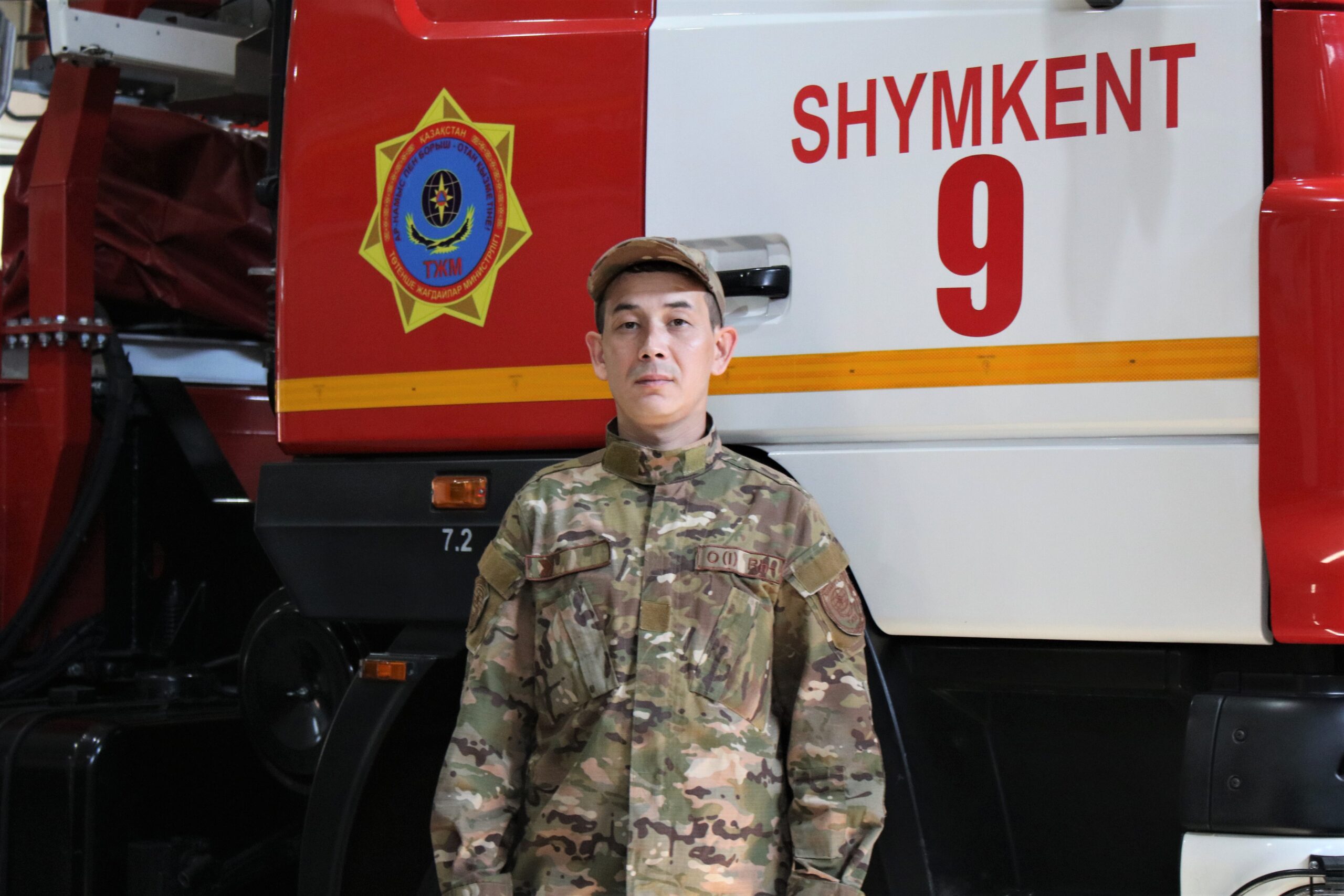 Азатхан Ережепов спас женщину при пожаре в Шымкенте