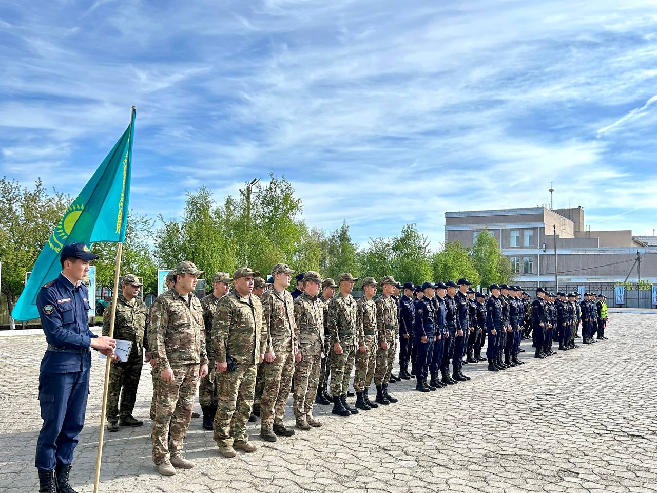 Курсанты Академии защиты соревновались в Кокшетау