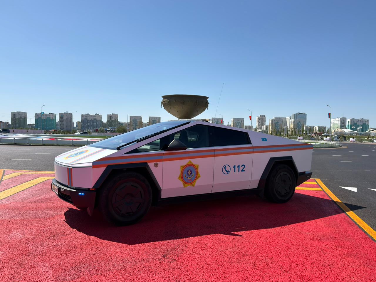 МЧС задействует Tesla Cybertruck на саммите в Туркестане