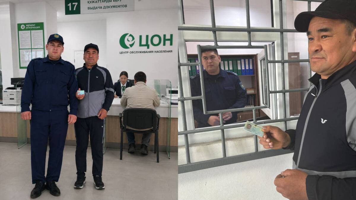 В Жамбылской области мужчина впервые получил удостоверение в 42 года