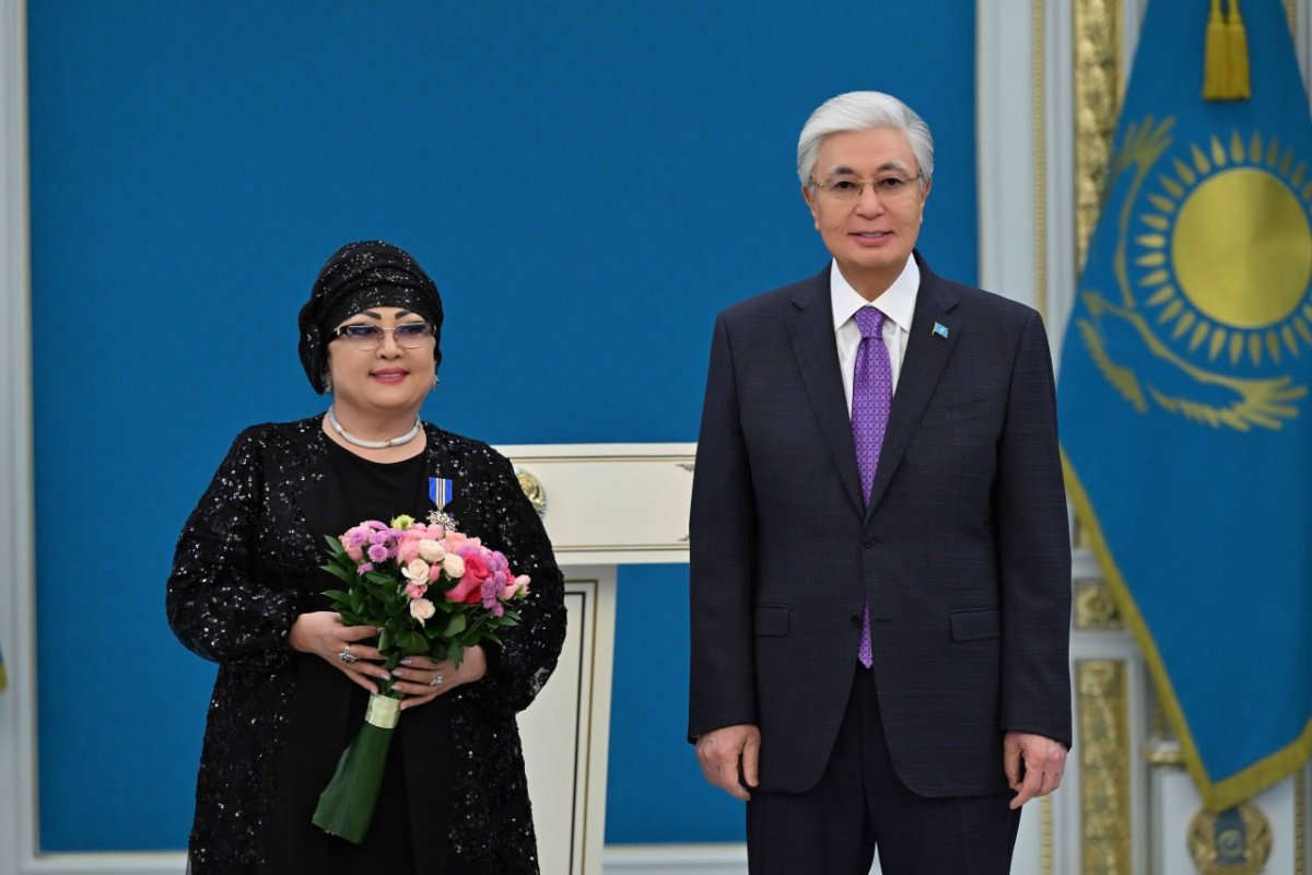 Макпал Жунусова получила орден «Барыс» II степени
