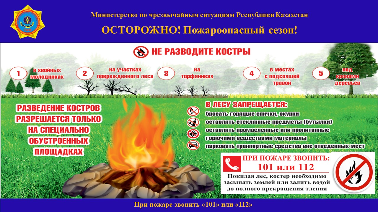 МЧС призвало соблюдать безопасность на природе