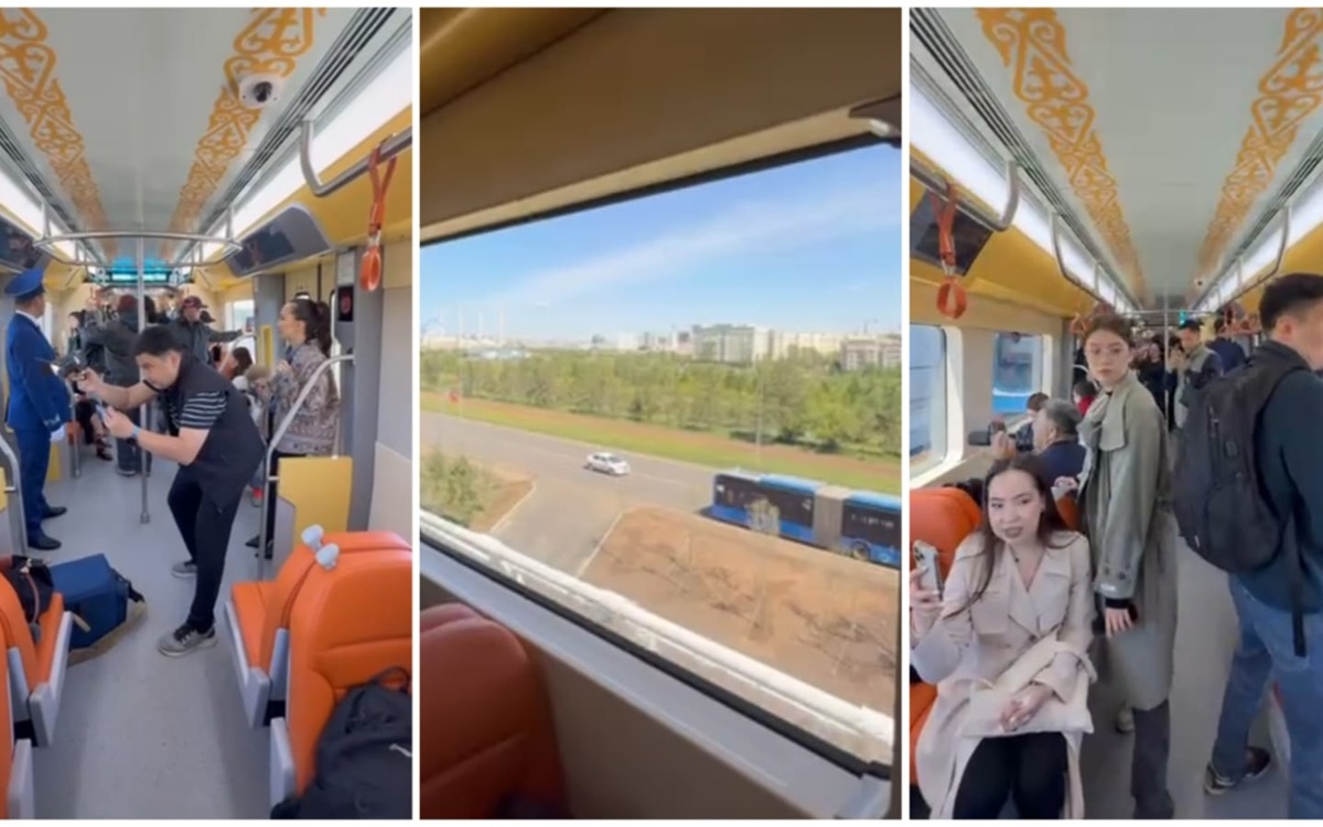 CTS показала вагоны LRT в депо Астаны