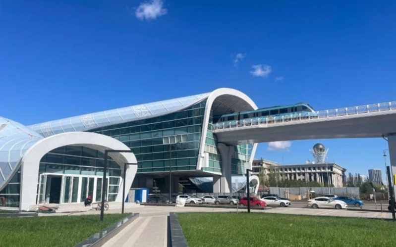 Возгорание на станции LRT в Астане произошло при сварке
