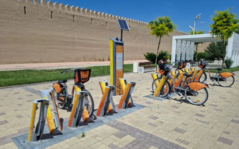 В Туркестане велошеринг Turkistan bike остановился