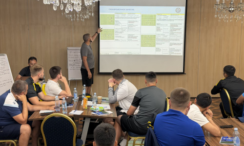 В Астане завершился модуль курса UEFA B