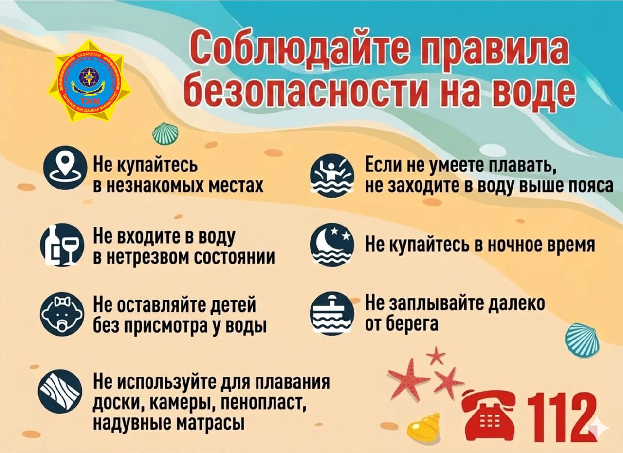 МЧС напомнило правила безопасности на воде