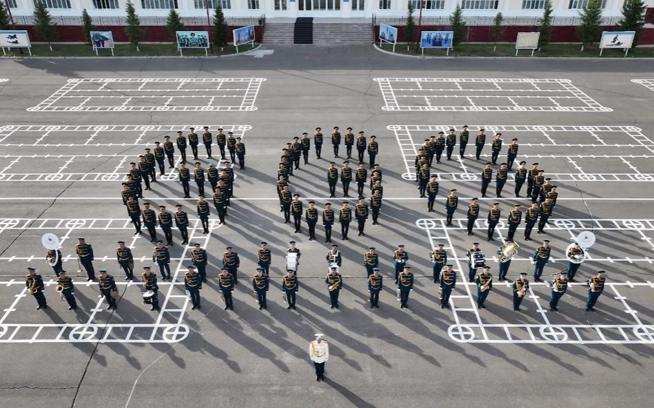 Нацгвардия выстроила «GGG» в честь Головкина