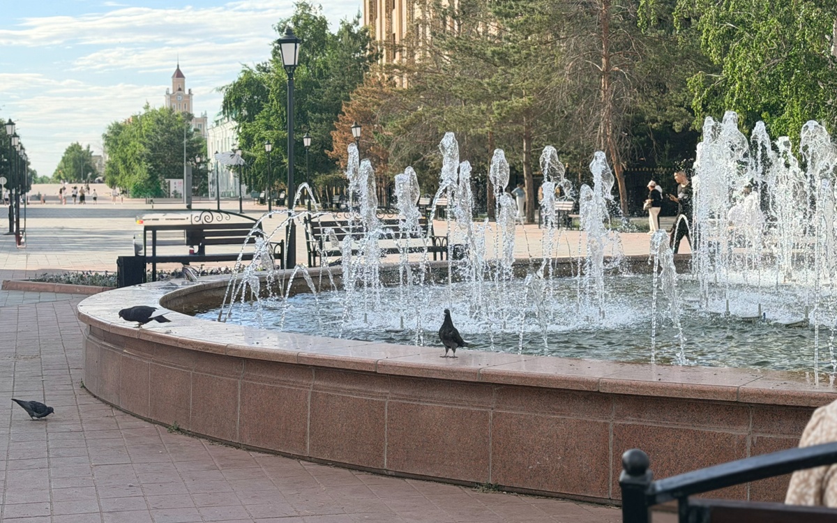 В Костанае временно отключат фонтаны из-за пуха