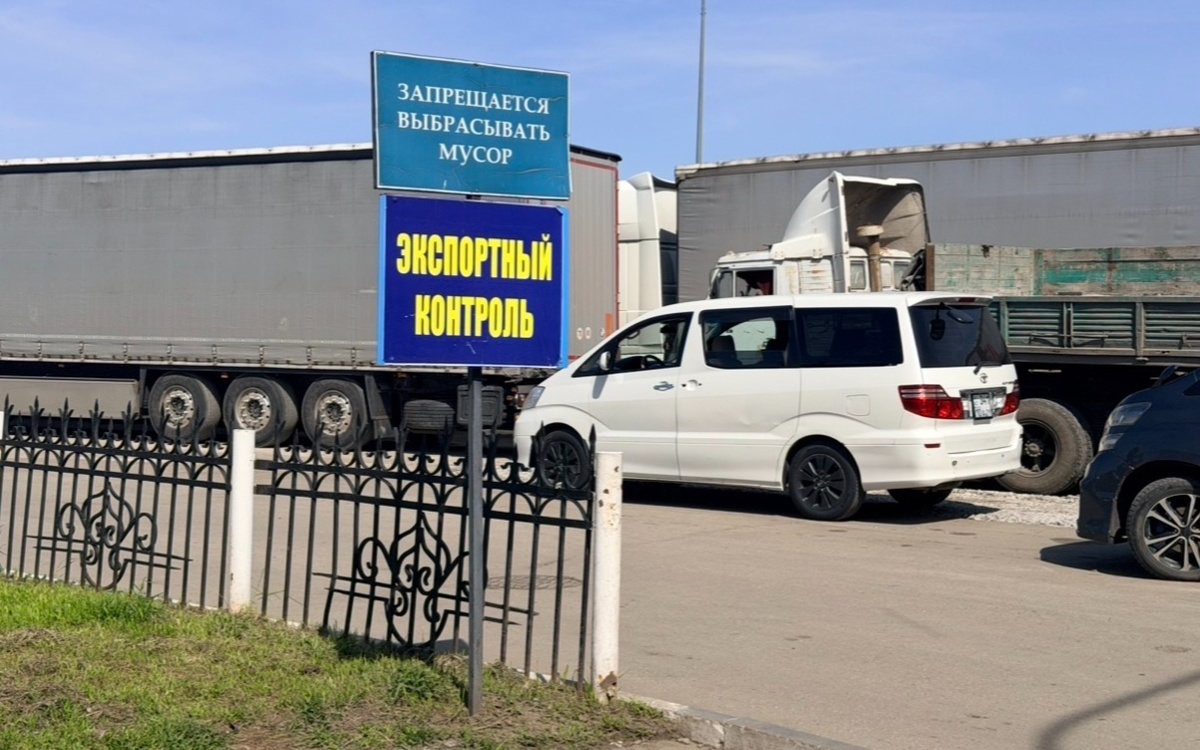 Перевозчиков предупредили о возможных задержках на границе Казахстана и России