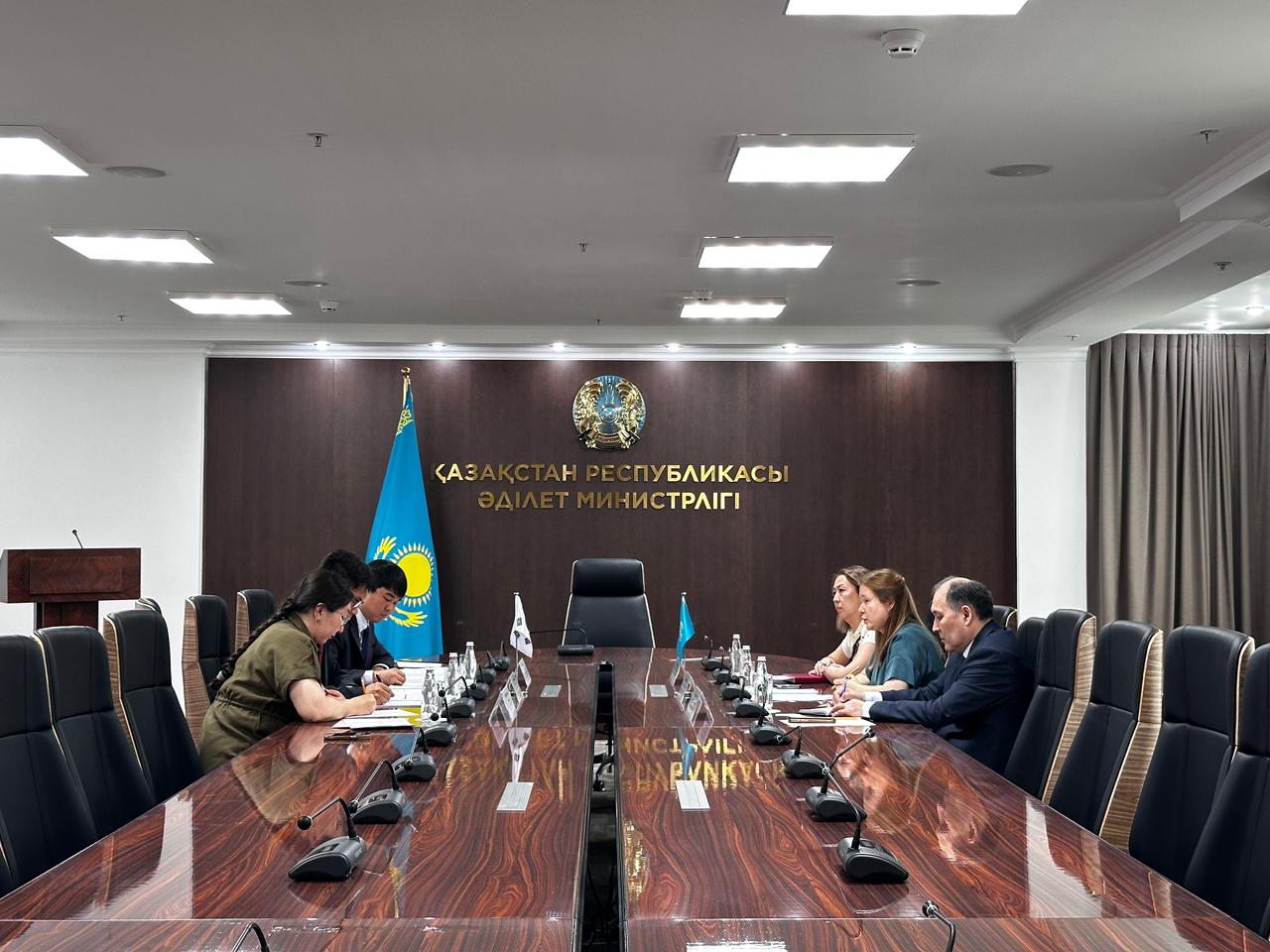В Астане состоялась двусторонняя встреча представителей Комитета по правам интеллектуальной собственности Министерства юстиции Республики Казахстан  с делегацией Министерства интеллектуальной собственности Республики Корея
