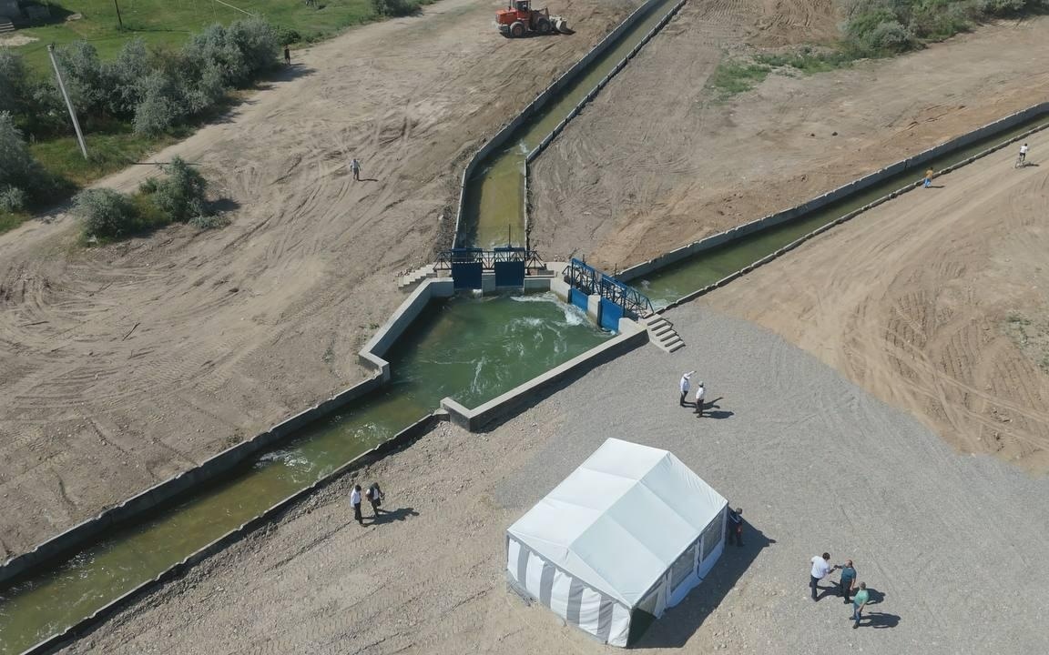 Почти 400 км каналов реконструируют для улучшения орошения в Жамбылской области
