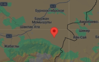 Землетрясение магнитудой 4,5 произошло у Тараза