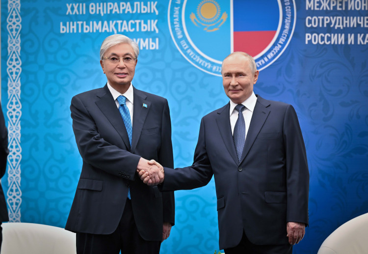 Токаев и Путин обсудили торговлю и общие проекты