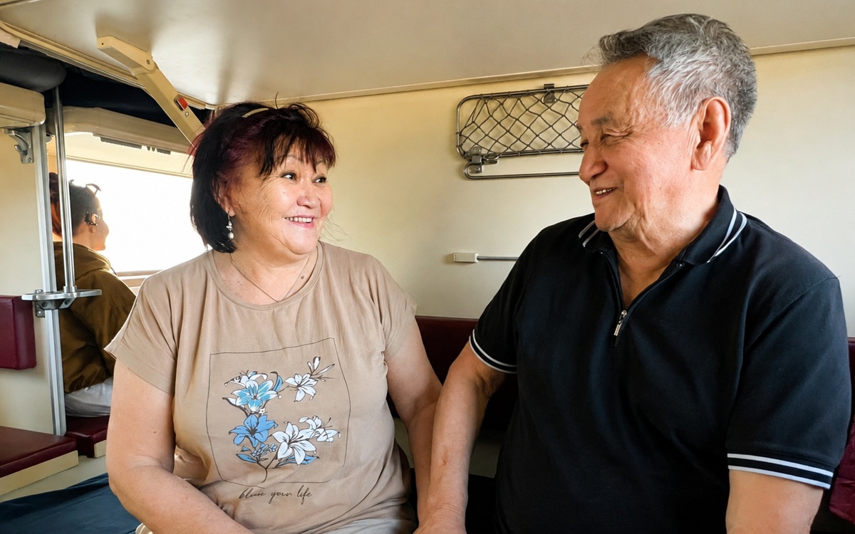 Алмагуль и Рымгали Токбаевы поженились после 60 лет