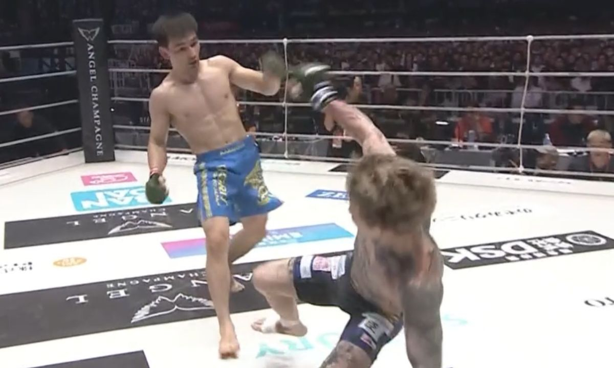 Каршыга Даутбек на турнире Super RIZIN 5 в Осаке