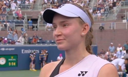 Елена Рыбакина вышла во второй круг US Open