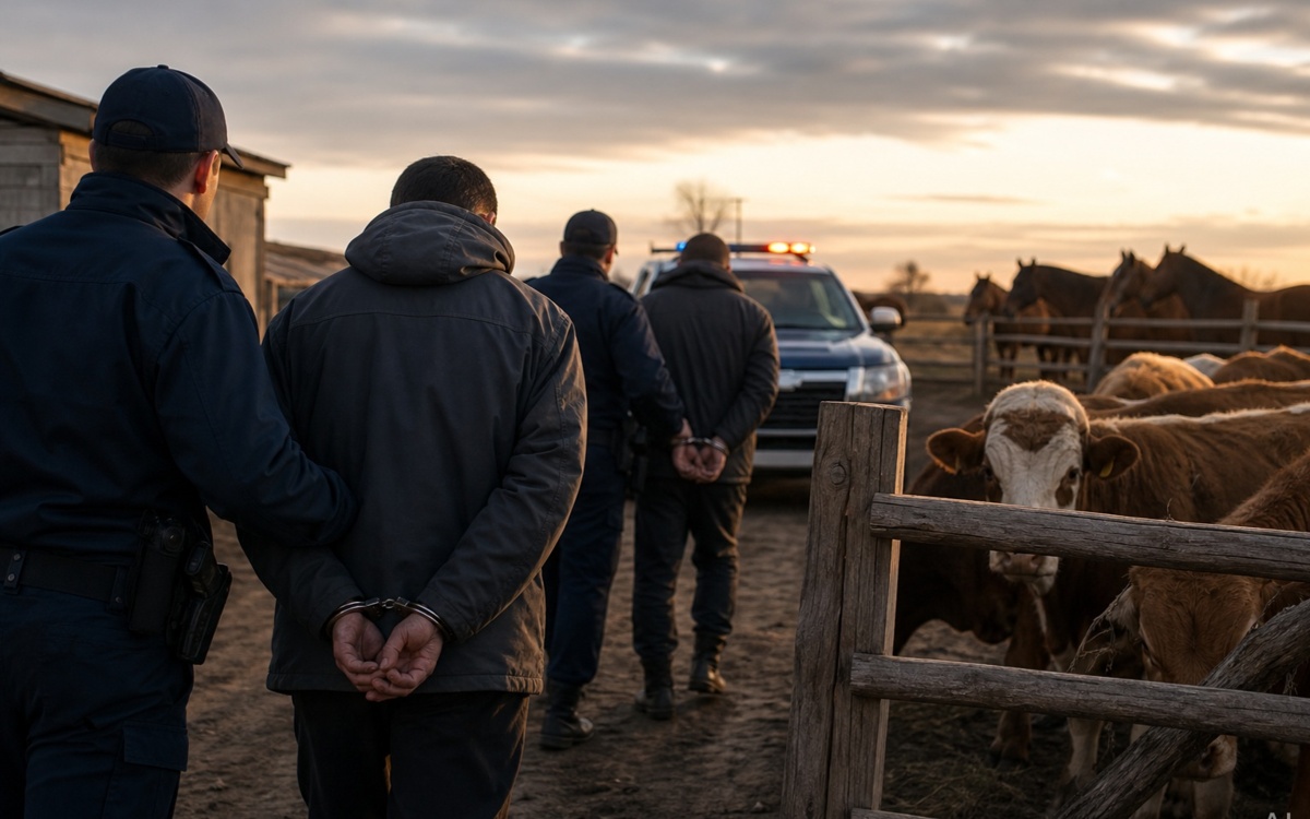Полиция ЗКО раскрыла серию краж скота