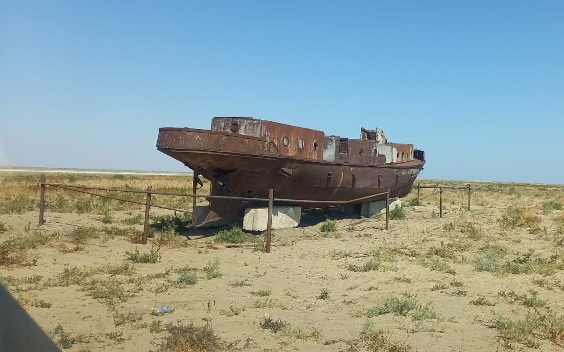 В Арале почти исчезло кладбище кораблей