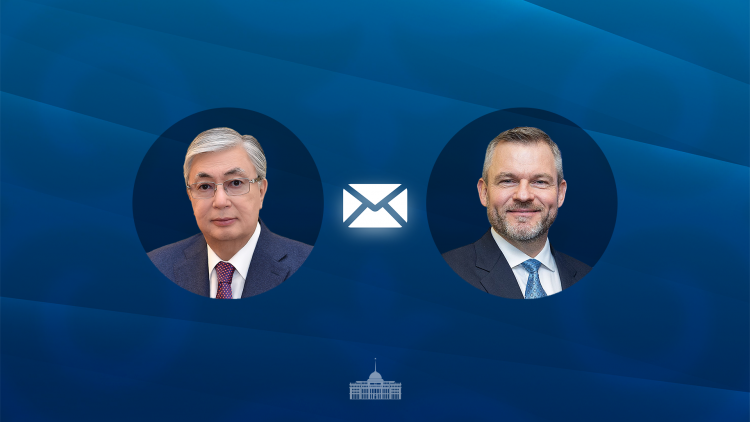 Токаев поздравил президента Словакии с Днем Конституции